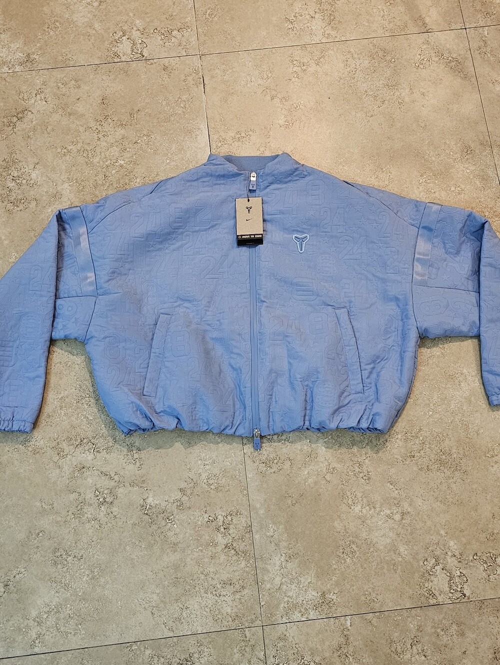 NEW Nike Kobe Women’s Bomber Basketball Jacket Work Blue Size L IR0732-486 $235
